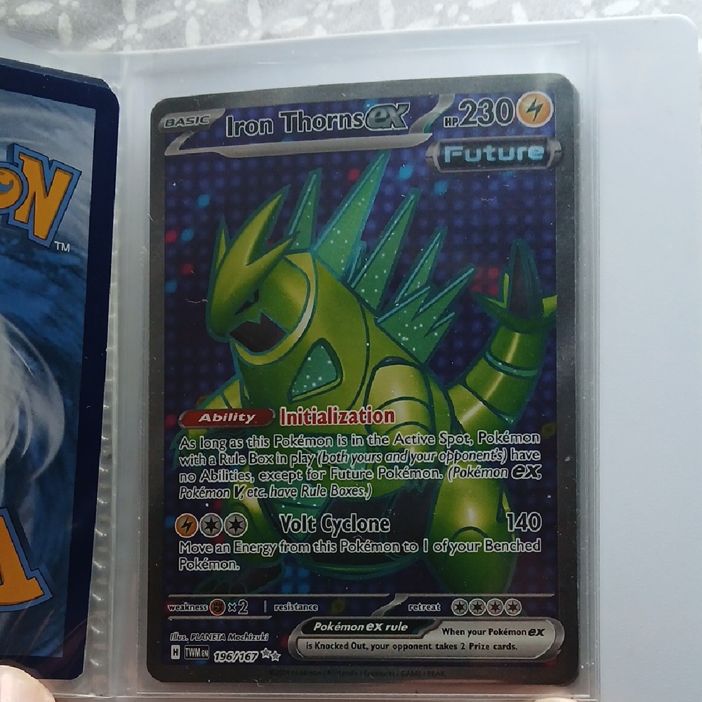 Iron Thorns EX Pokémon Card